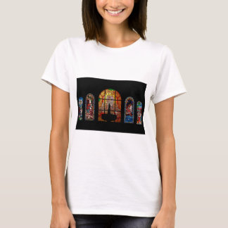 Camiseta jesus de vidro colorido