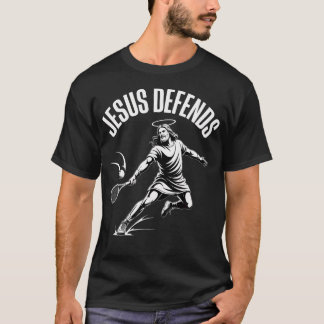 Camiseta Jesus Defende o Tênis Esportes Cristãos