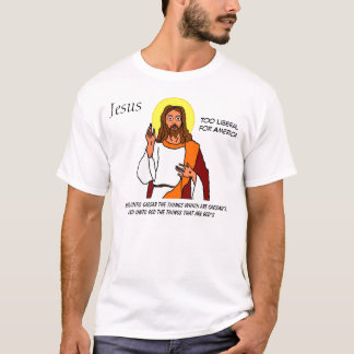 Camiseta Jesus: Demasiado liberal para América