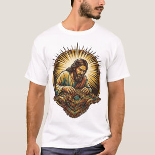 Camiseta Jesus Derrubou Cartão SD Minúsculo Perdido no Tape