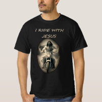 jesus dirige um motociclo de harley