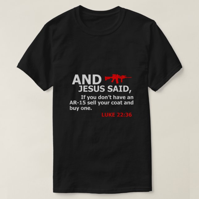 Camiseta Jesus Disse Que Se Você Não Tiver Um Comprar De Ca (Frente do Design)