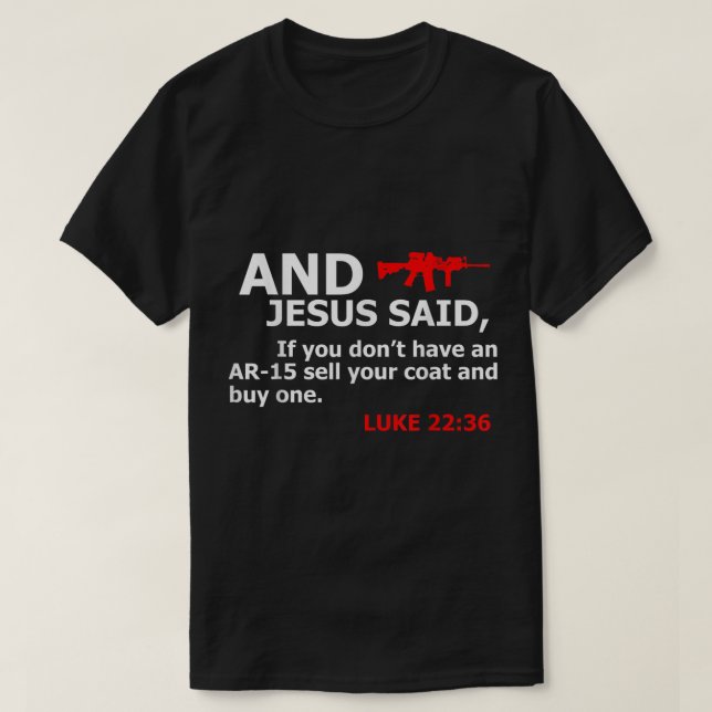Camiseta Jesus Disse Que Se Você Não Tiver Um Comprar De Ca (Frente do Design)