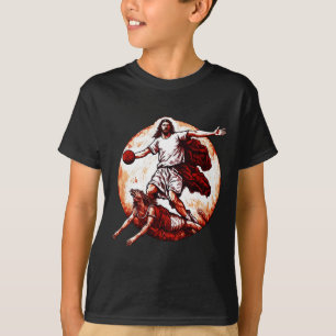 Camiseta Jesus Divertido Atravessando O Disquete Cristão De