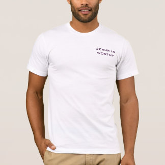 Camiseta Jesus é 5:12 digno do Rev