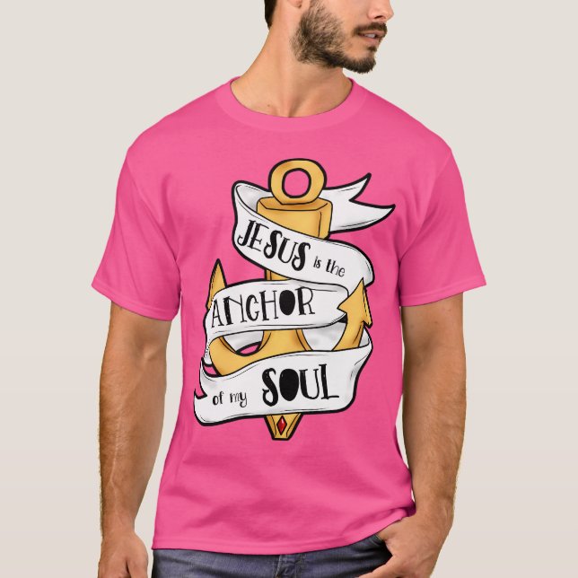 Camiseta Jesus É A Âncora (Frente)