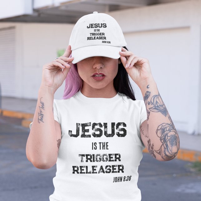 Camiseta Jesus é a Fé Escriturística Libertadora (Criador carregado)
