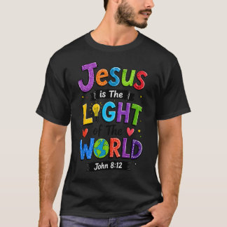 Camiseta Jesus É a Luz do Mundo João 812 Vbs