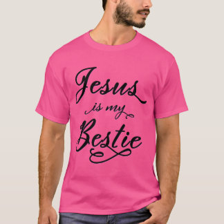 Camiseta Jesus É A Minha Bestidade (Para Fundo Leve)