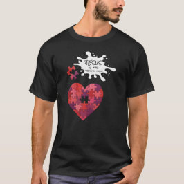 Camiseta Jesus é a peça central - Cristão