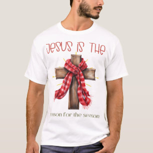 Camiseta Jesus é a razão da época do Natal Jesus