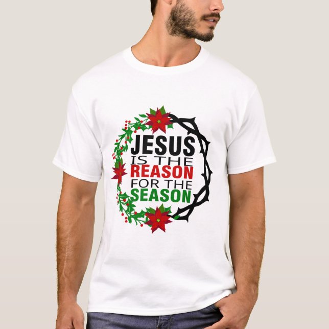 Camiseta Jesus é a razão da temporada (Frente)