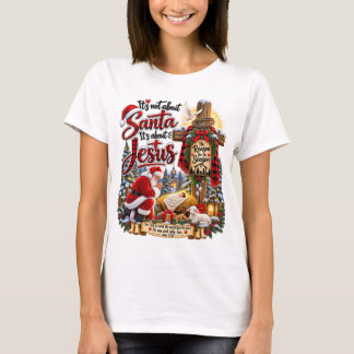 Camiseta Jesus É a Razão da Temporada de Natal