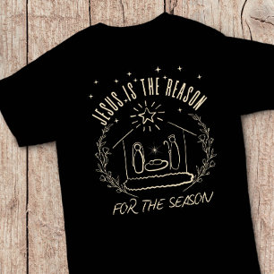 Camiseta Jesus é a razão do Natal da temporada