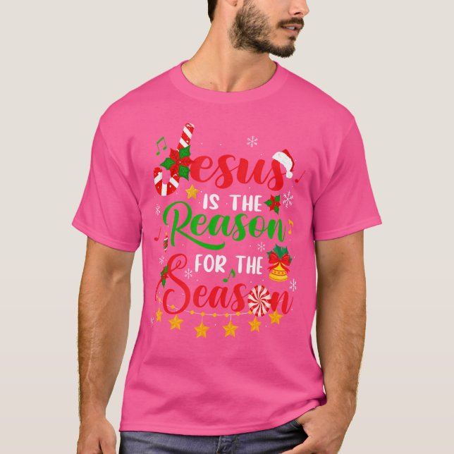 Camiseta Jesus É A Razão Para A Época, Chris Religioso (Frente)