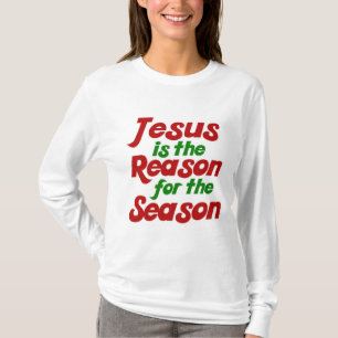 Camiseta Jesus é a razão para a época de Natal