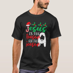 Camiseta Jesus É A Razão Para A Época De Natal