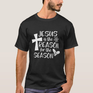 Camiseta Jesus É A Razão Para A Época Do Presente Crist