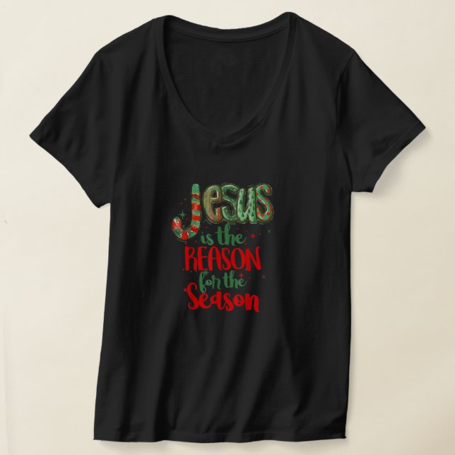 Camiseta Jesus É A Razão Para A Época Feliz Natal (Postura )