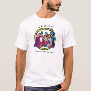 Camiseta Jesus é a razão para a estação