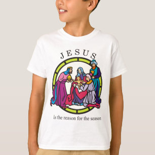Camiseta Jesus é a razão para a estação