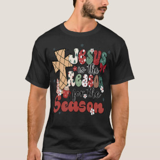 Camiseta Jesus É A Razão Para O Natal Da Época Jesus