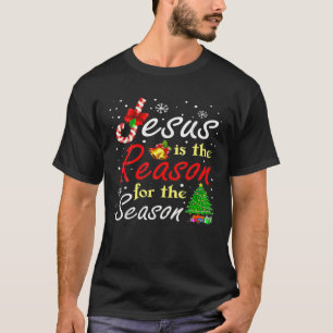 Camiseta Jesus É A Razão Para Os Presentes De Natal Da Époc