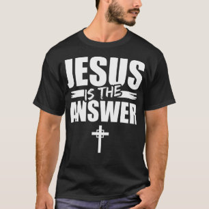 Camiseta Jesus é a resposta Jesus T-Shirt Você é um Patriot