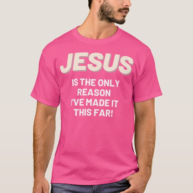Camiseta Jesus É A Única Razão Da Inspiração Cristã (Frente)