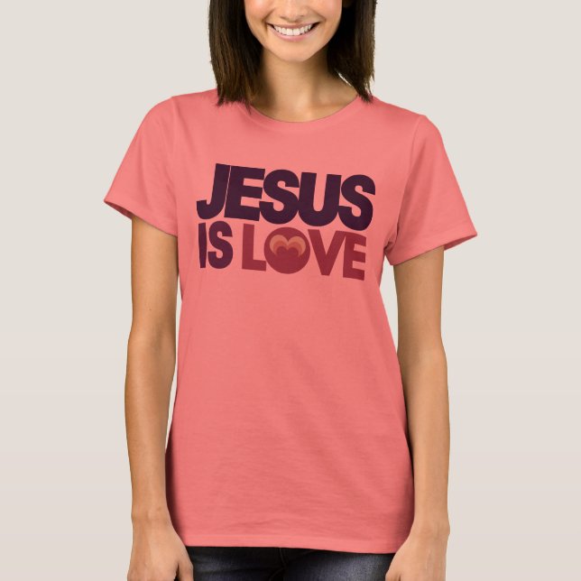 Camiseta Jesus é amor (Frente)
