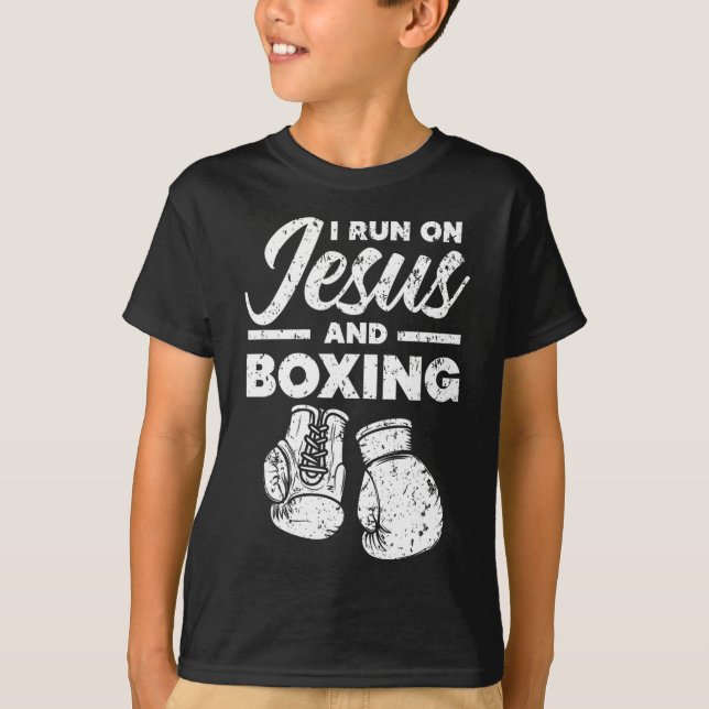 Camiseta Jesus e Boxer Christian Professional Boxer Spor (Frente)