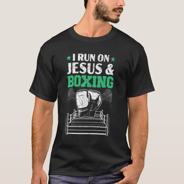 Camiseta Jesus e Boxer Christian Professional Boxer Spor (Frente)