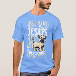 Camiseta Jesus e cão Kangal Shepherd