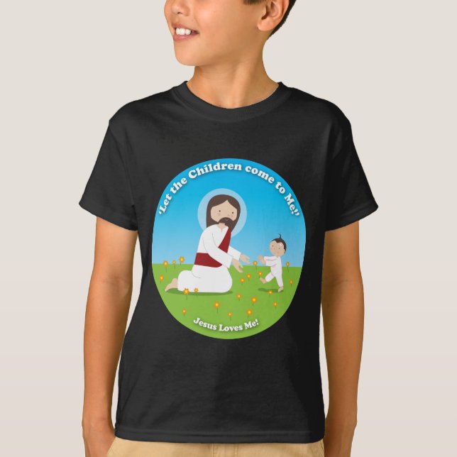 Camiseta Jesus e Criança (Frente)
