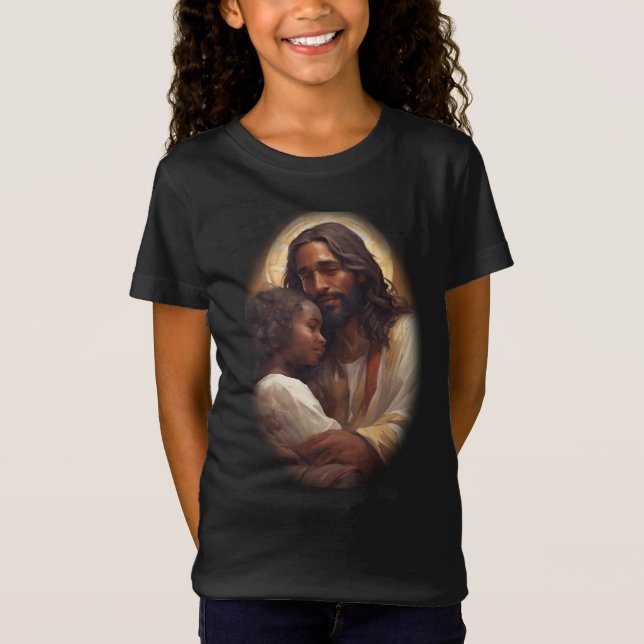Camiseta Jesus e Criança (Frente)