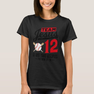 Camiseta Jesus e Equipe de Baseball Jesus Christian Matthew