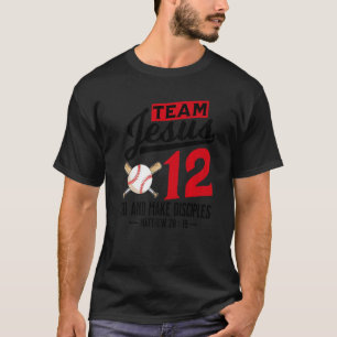Camiseta Jesus e Equipe de Baseball Jesus Christian Matthew
