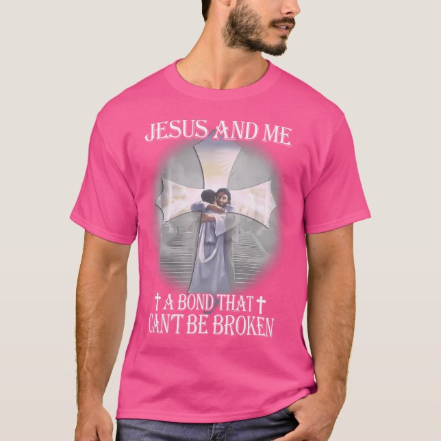 Camiseta Jesus E Eu Um Bond Que Não Pode Ser Quebrado (Frente)