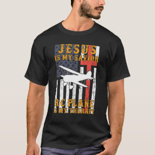 Camiseta Jesus É Meu Avião De Salvador Rc É Minha Terapia H