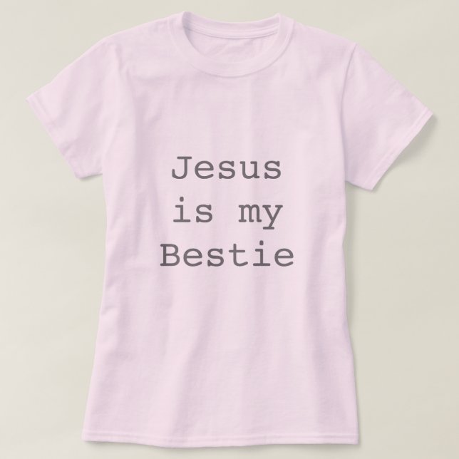 Camiseta Jesus é meu Bestie (Frente do Design)