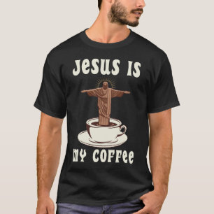 Camiseta Jesus É Meu Café