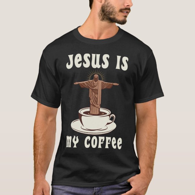 Camiseta Jesus É Meu Café (Frente)