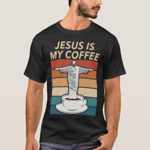 Camiseta Jesus É Meu Café