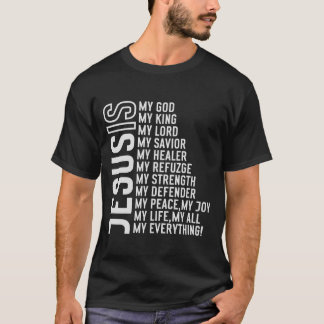 Camiseta Jesus é Meu Deus.... Meus Tudo