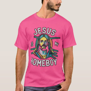 Camiseta Jesus É Meu Ficar em casa