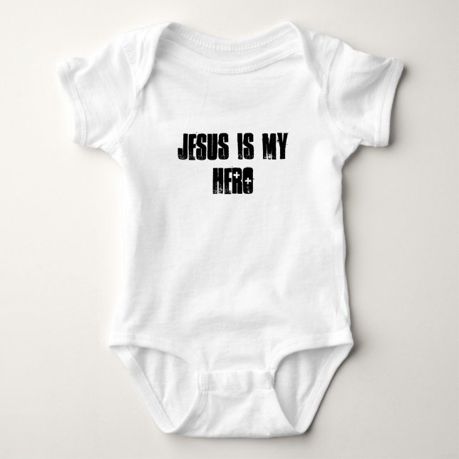 CAMISETA JESUS É MEU HERÓI (Frente)