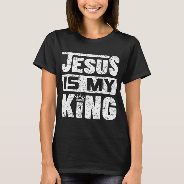 Camiseta Jesus é meu rei (Frente)