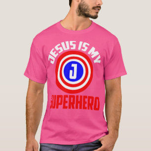 Camiseta Jesus é meu super-herói