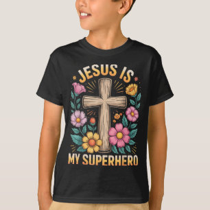Camiseta Jesus É Meu Super-Herói