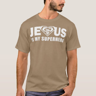 Camiseta Jesus é meu super-herói